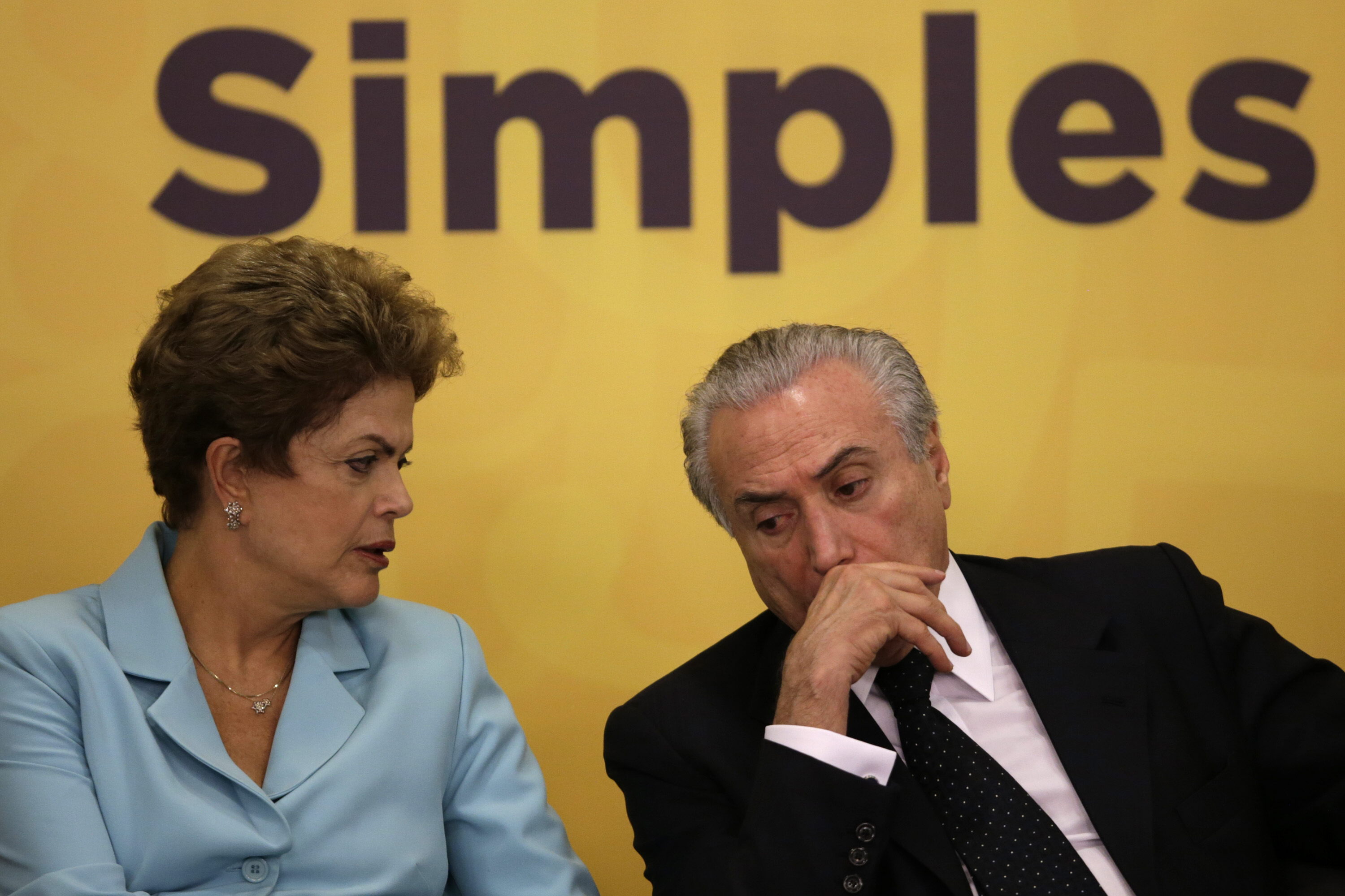Dilma conversa com o vice-presidente Michel Temer: nova indicação para a OEA. | Fernando Bizerra Jr./EFE