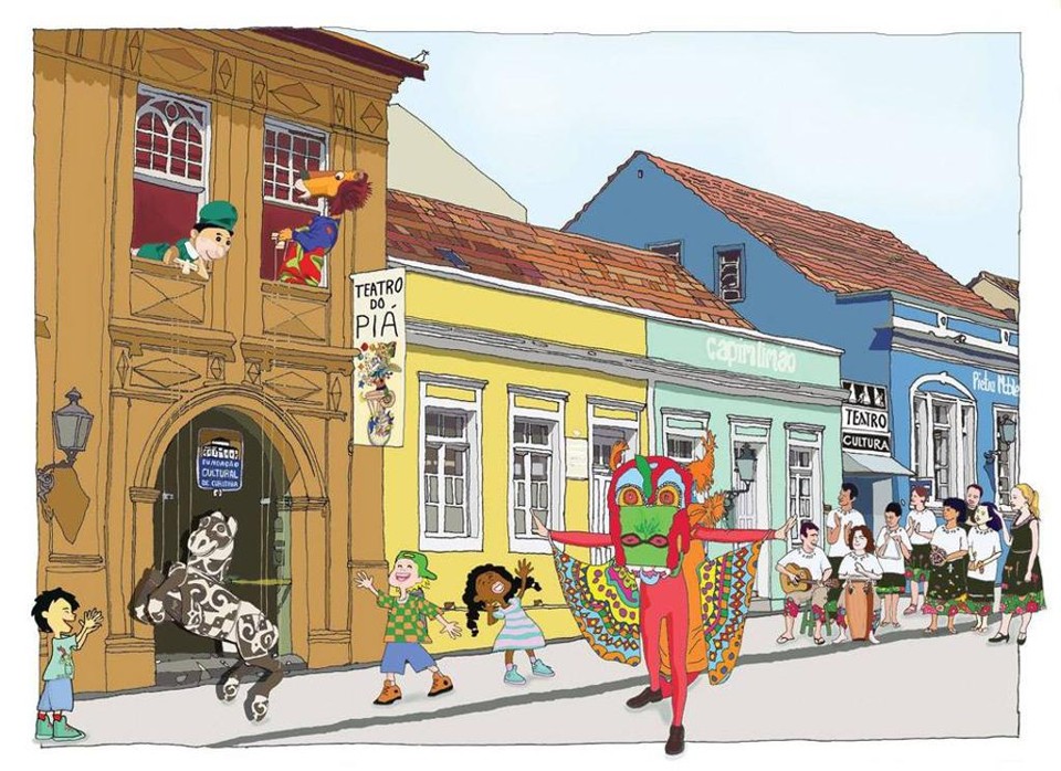 Posteres de diferentes artistas são sugestões de presente na feira da Vila Zanardini, como este de Cesar Marquesini | /