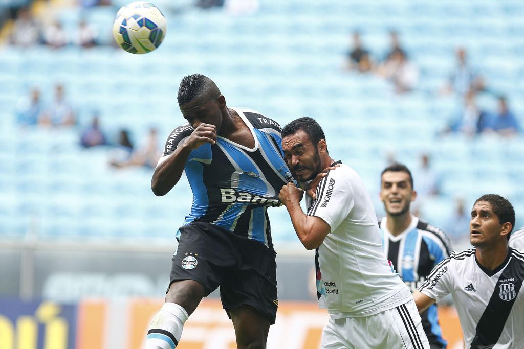 A Macaca segurou o Grêmio em Porto Alegre depois de estar perdendo por 2 a 0, e arrancou um heroico 3 a 3. | Lucas Uebel/Grêmio FBPA