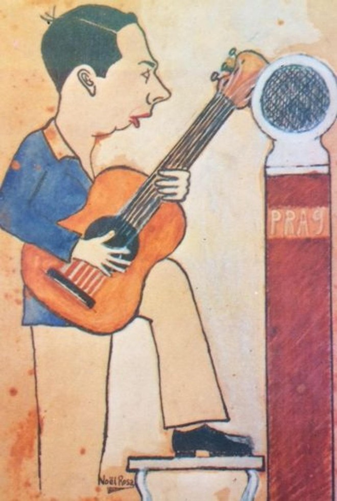 Auto-retrato em cores. | 