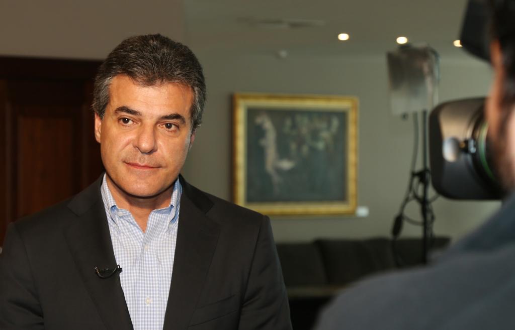 Na última semana, Richa se resguardou. Praticamente não saiu de casa. Passou quase dez dias despachando no Chapéu Pensador, um prédio a quase dez quilômetros do centro. | Orlando Kissner/ANPr