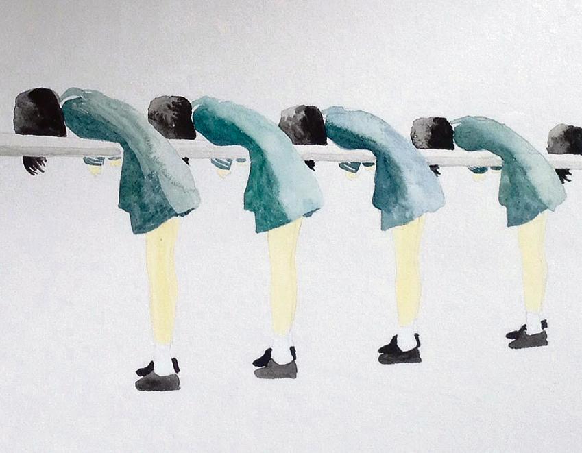 Obra de Biel Carpenter, autor da capa de Toque Dela, um dos discos de Marcelo Camelo. | Fotos: Reprodução