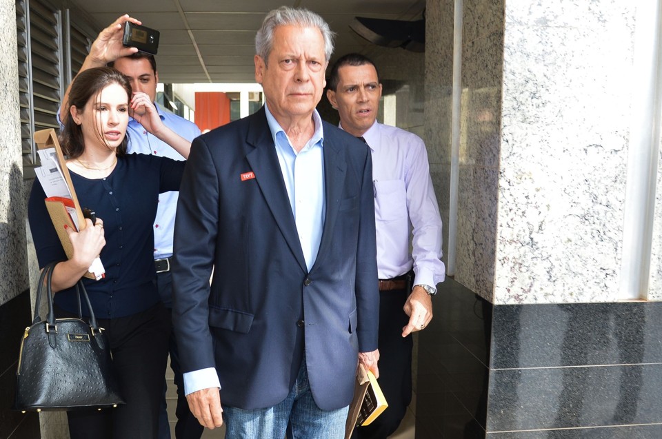 Empresa de consultoria do ex-ministro José Dirceu é suspeita de manter relações com a empreiteira OAS. | Fábio Rodrigues Pozzebom/Agência Brasil