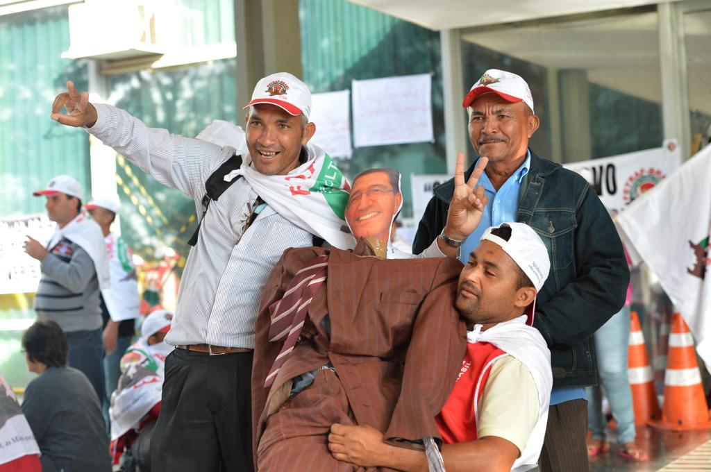 A manifestação foi organizada pela Federação Nacional dos Trabalhadores e Trabalhadoras na Agricultura Familiar (Fetraf) | Antonio Crus/ABr