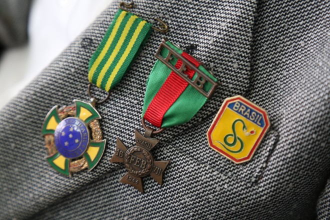 Medalhas do ex-combatente | Ivonaldo Alexandre/Gazeta do Povo