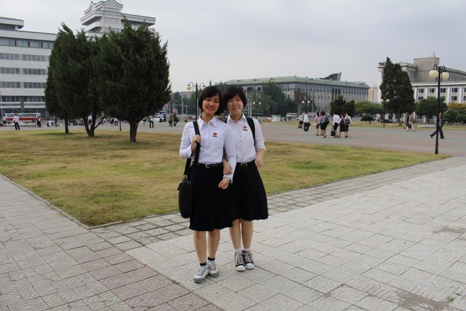 Para os estrangeiros que visitaram a Coreia do Norte na companhia do escritor José Luís Peixoto, as cenas cotidianas foram as que mais impressionaram. | José Luís Peixoto/Especial para a Gazeta do Povo