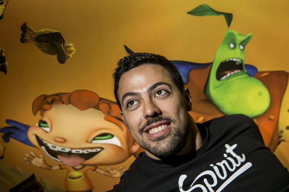 Fernando Macedo, da Spirit Animation: projeto foi comprado pela Disney após uma feira. | Marcelo Andrade/Gazeta do Povo