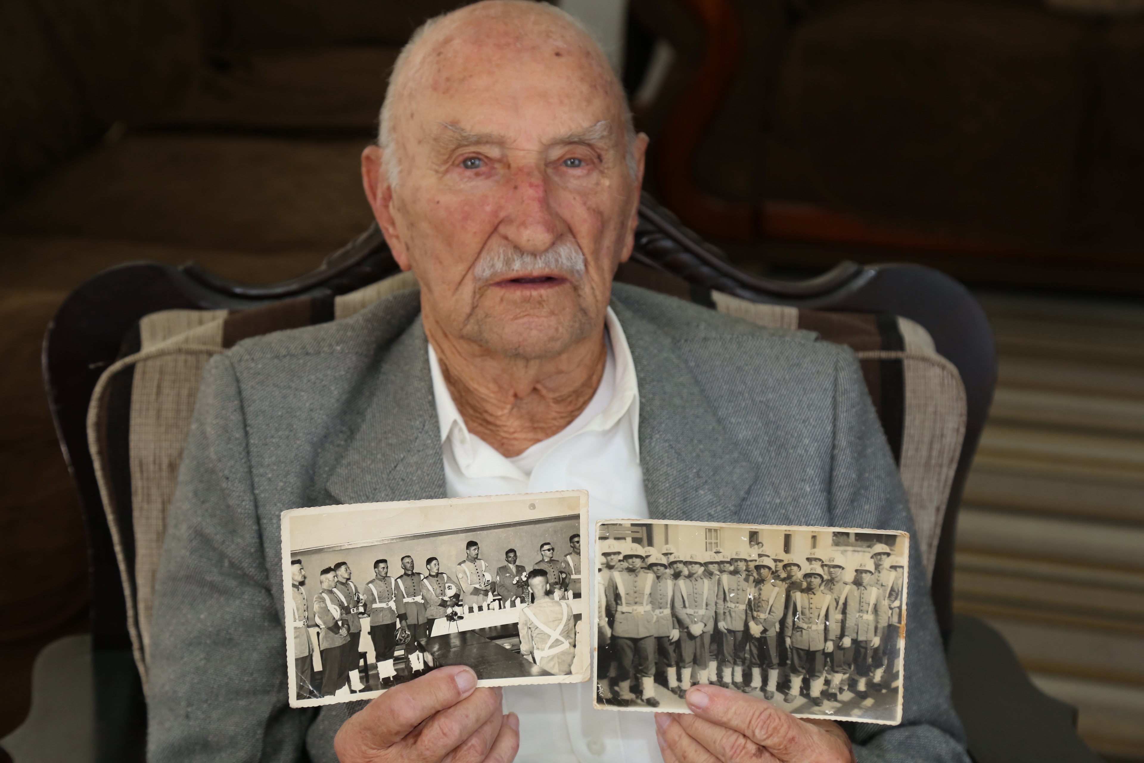 Major reformado do Exército José Franzak é um dos ex-combatentes curitibanos que lutou na Itália ao lado dos Aliados | Ivonaldo Alexandre/Gazeta do Povo