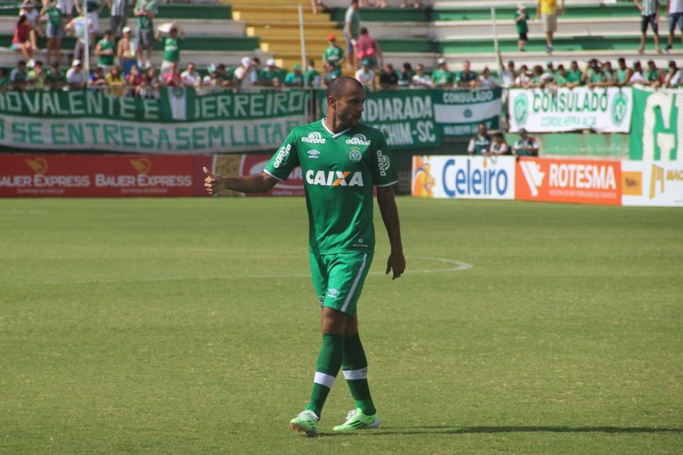 O atacante Roger é o destaque da equipe catarinense, que fará o segundo ano consecutivo na elite. | Divulgação