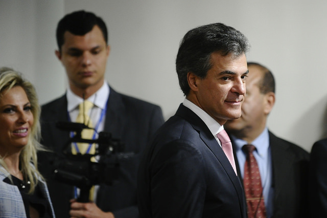 No Senado, Richa falou sobre mudanças na legislação para servidores do Paraná. | Marcos Oliveira/Ahência Senado