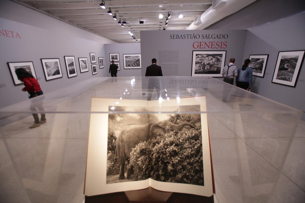 Mostra reúne  245 imagens  produzidas por Salgado em mais de 30 viagens nos últimos 8 anos. | Daniel Castellano/Gazeta do Povo