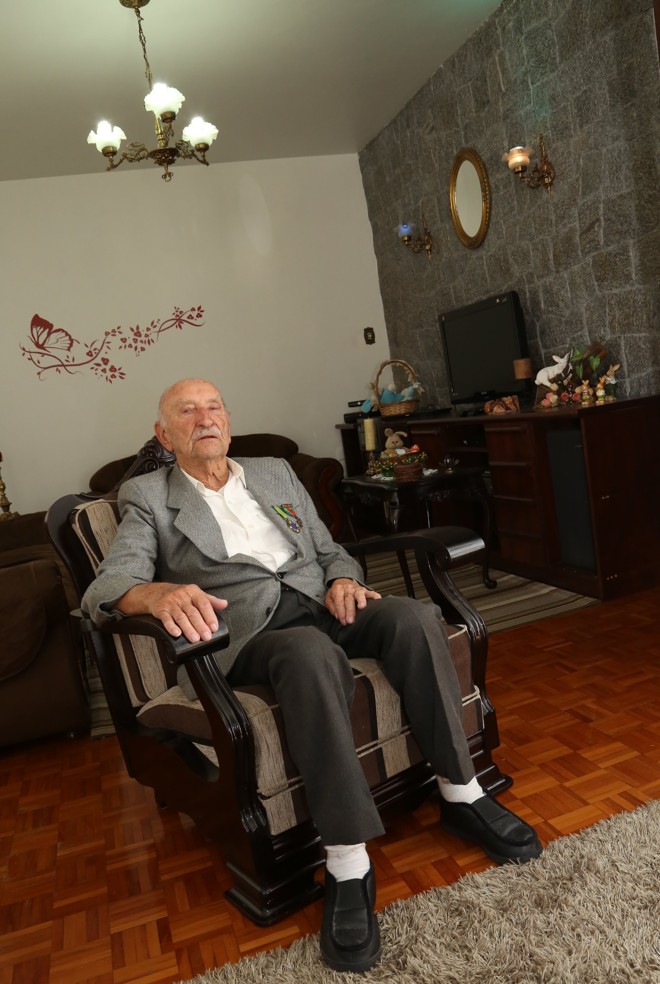 Major reformado do Exército José Franzak completa 95 anos em maio | Ivonaldo Alexandre/Gazeta do Povo
