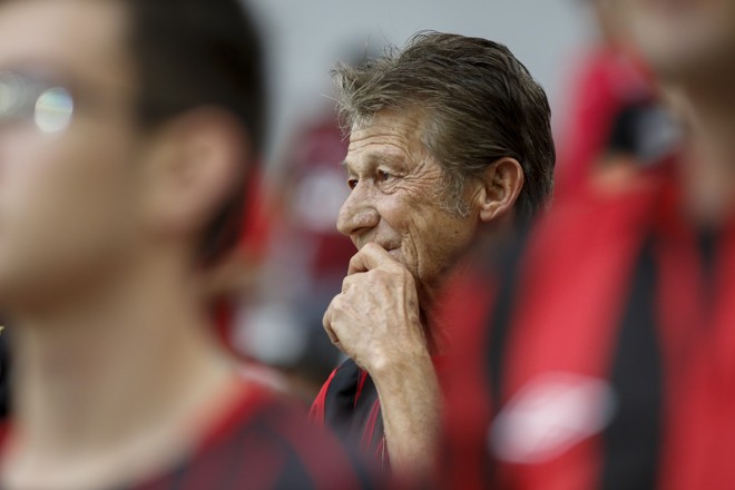 Em alguns momentos a apreensão tomava conta dos atleticanos. | Henry Milleo/Gazeta do Povo