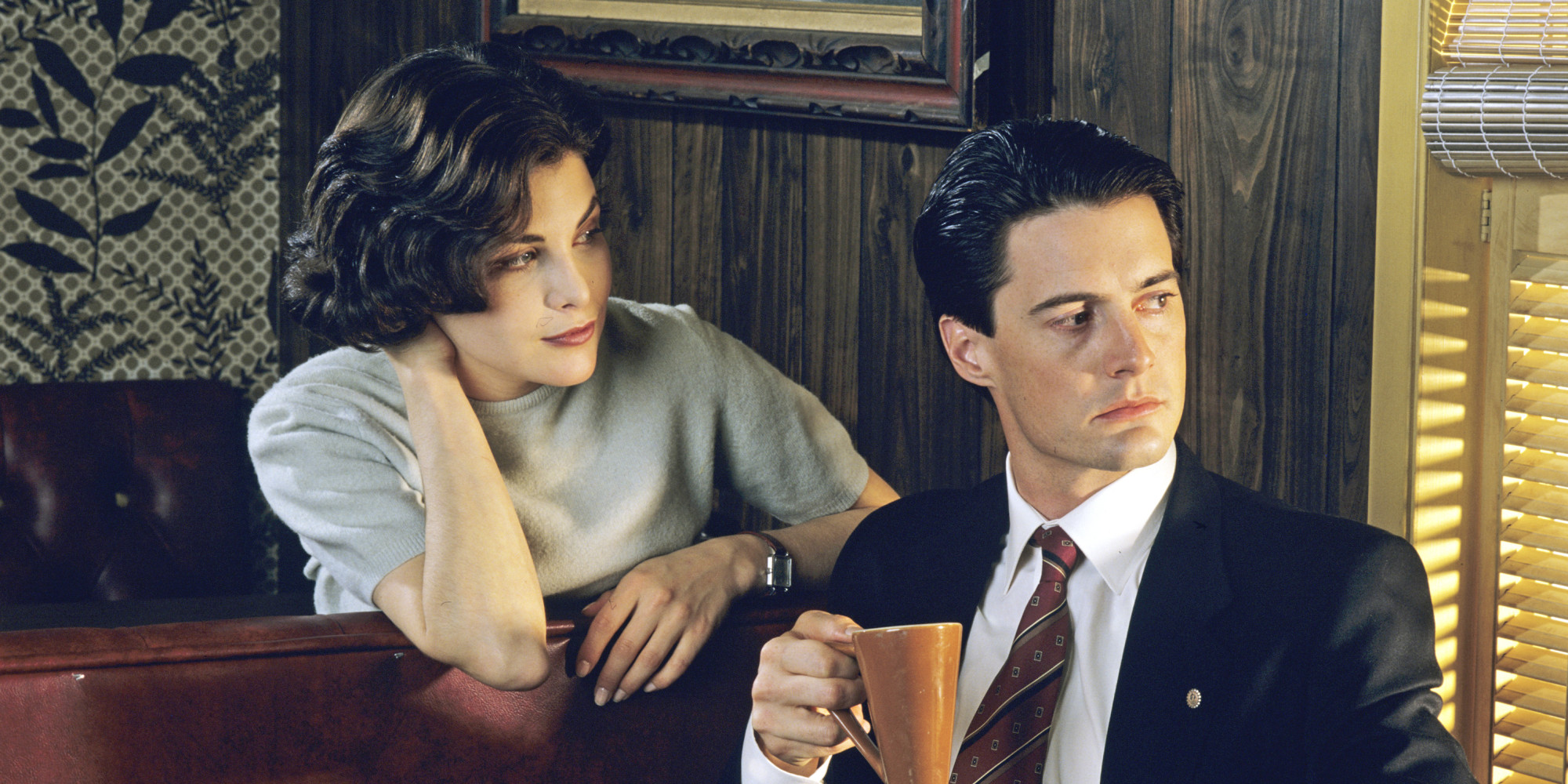 Sherilyn Fenn e Kyle MacLachlan em “Twin Peaks” | ABC Photo Archives/ABC
