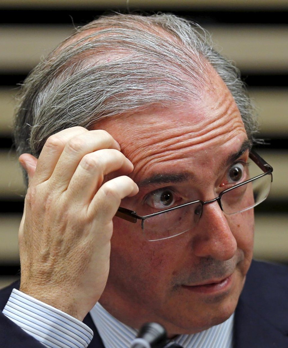 Cunha nega participação no esquema da Lava Jato. | Paulo Whitaker/Reuters