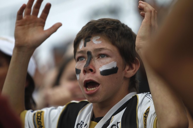 Muita emoção nas arquibancadas do Germano Krüger. | Jonathan Campos/Gazeta do Povo