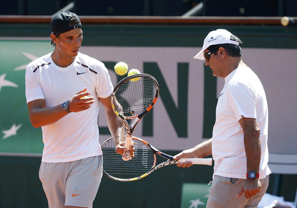 Rafael Nadal durante treinamento em Roland Garros | VINCENT KESSLER/REUTERS