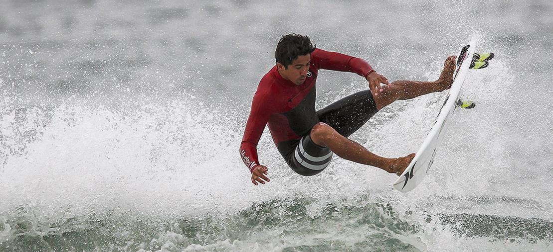 O brasileiro Miguel Pupo em ação no Rio de Janeiro, palco da etapa brasileira do Mundial. | Antonio Lacerda/EFE