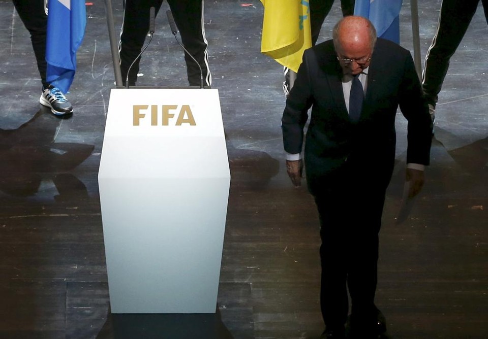 Joseph Blatter enfrenta o príncipe da Jordânia, Ali Bin Al-Hussein, nas eleições para a presidência da Fifa. | Arnd Wiegmann/Reuters