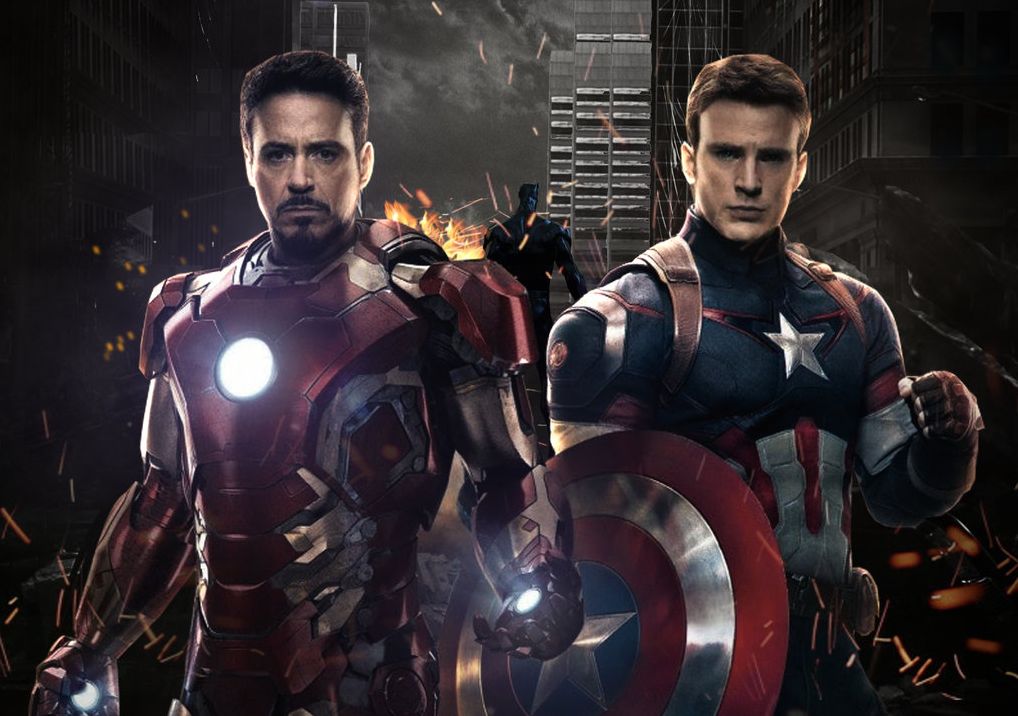 Homem de Ferro e Capitão América em imagem de divulgação de “A Guerra Civil” | Divulgação/