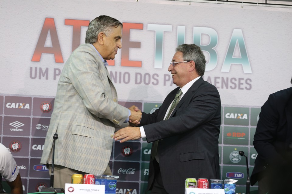 Petraglia e Bacellar vão conceder entrevista coletiva juntos novamente. | Ivonaldo Alexandre/Gazeta do Povo