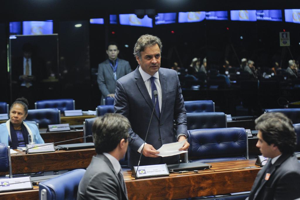 Aécio achou mais prudente pedir investigação por manobra fiscal. | Jefferson Rudy/Agência Senado