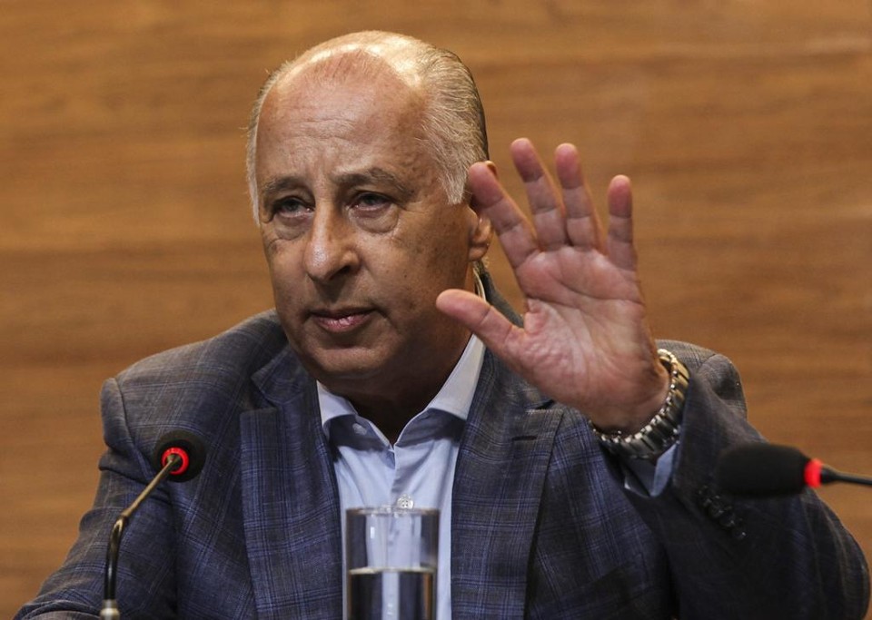 De volta ao Brasil, Marco Polo Del Nero, presidente da CBF, é um voto a menos a favor da Conmebol em importante reunião da Fifa. | Antonio Lacerda/EFE