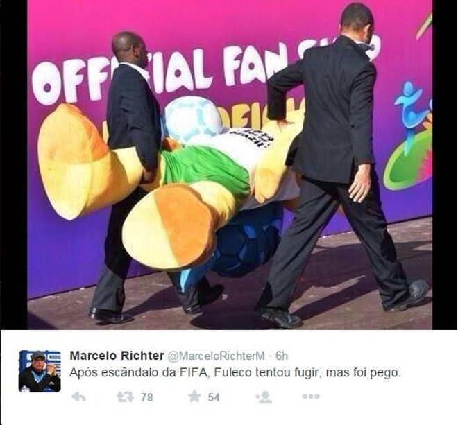Fuleco também virou suspeito no escândalo. | 
