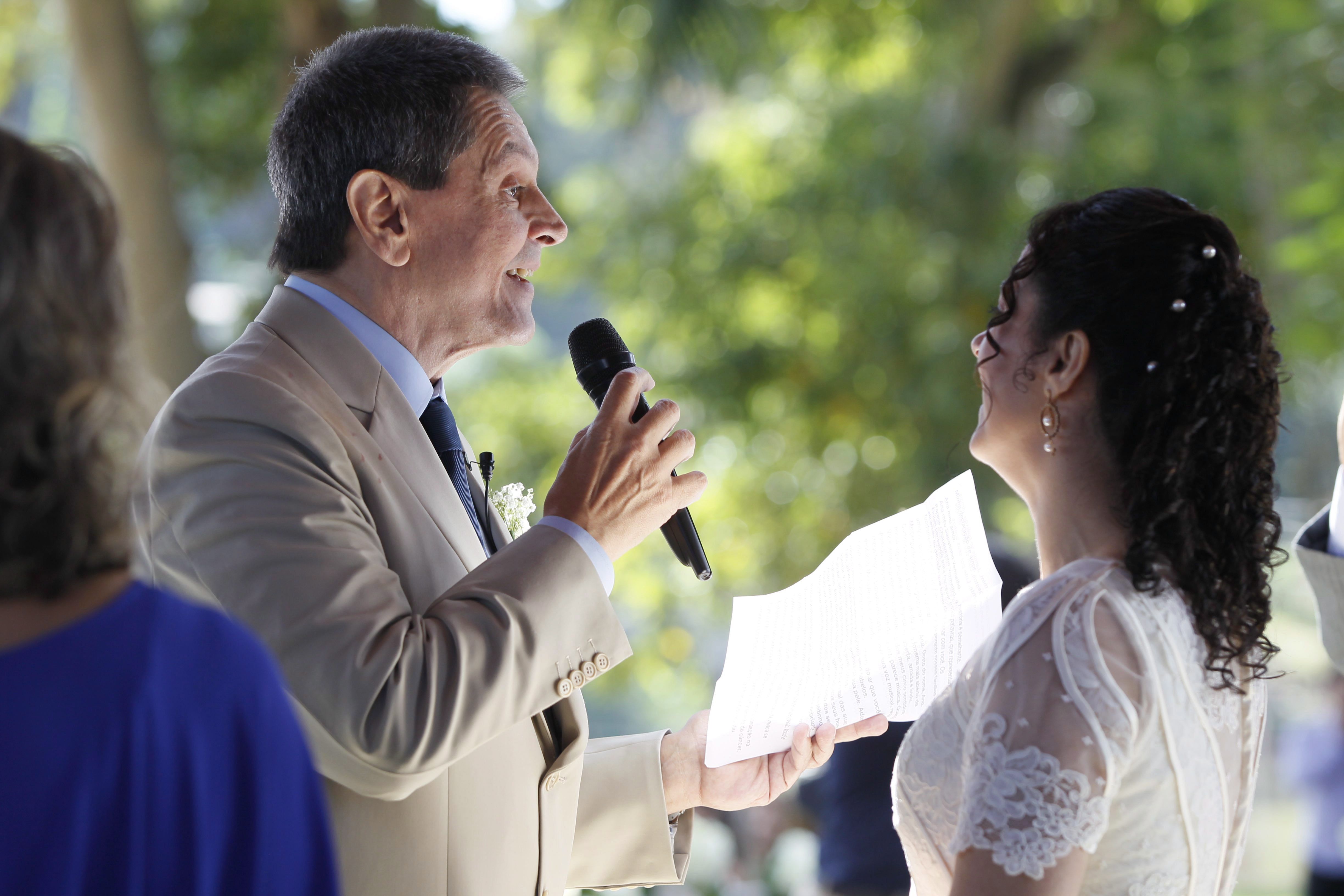Roberto Jefferson se casou nesta sexta com Ana Lúcia Novaes | Marcelo Carnaval/Agência O Globo