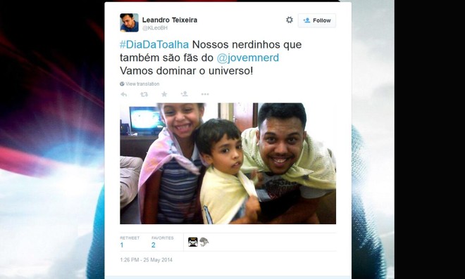 Crianças vestem toalhas pelo #diadatoalha | 