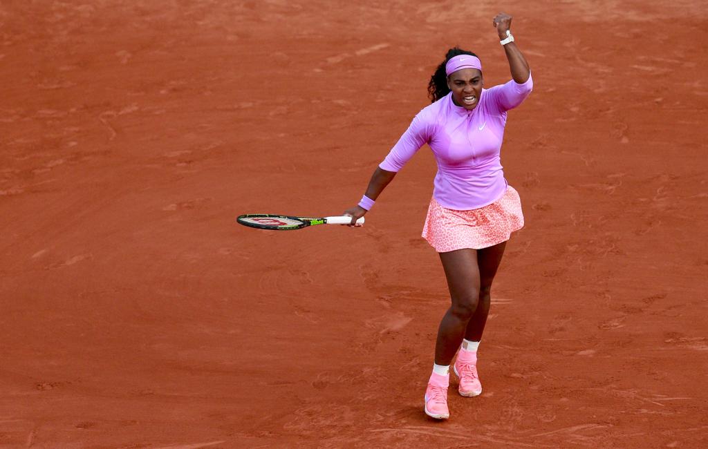Serena venceu por 2 a 1 a bielo-russa Victoria Azarenka. | Jason Cairnduff/Reuters
