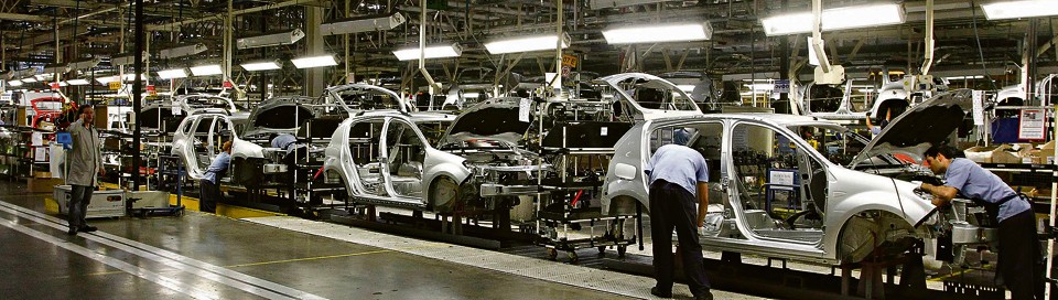 Afetada pela crise na Argentina, a Renault amarga uma queda de 57% nas exportações nos primeiros quatro meses deste ano: país é o principal destino dos veículos produzidos pela montadora. | Rodollfo Buhrer/Reuters