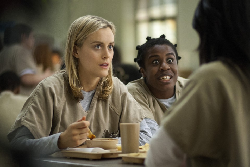 Orange is the New Black, série disponível no Netflix, pode ser vista de uma vez só: consequência é borrar a ideia de continuidade. | Paul Schiraldi/Divulgação