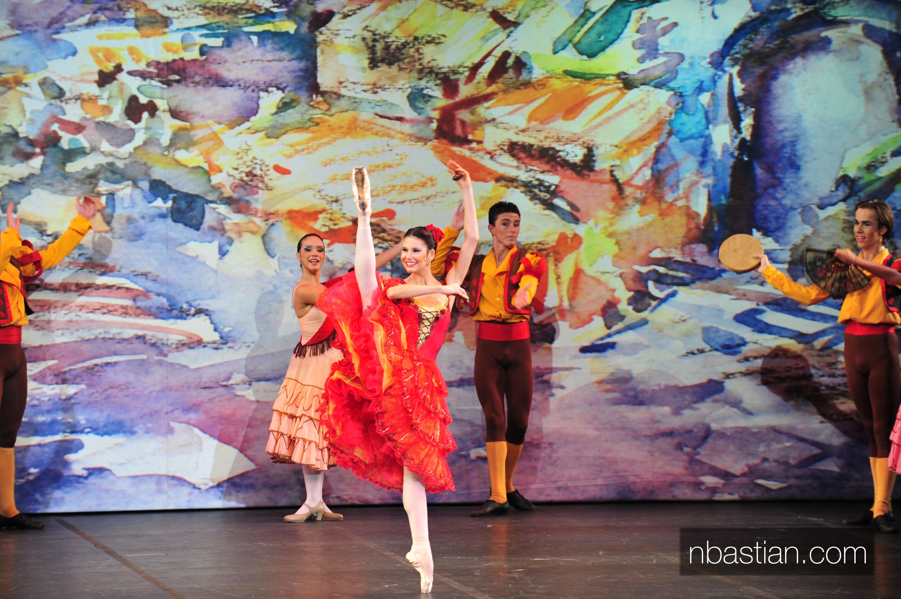 Mariana dança o “Dom Quixote”. | Nilson Bastian /Divulgação