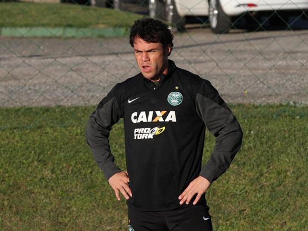 Kléber teme estrear domingo contra o Atlético e se machucar pelo longo período sem atuar. | Divulgação Coritiba/