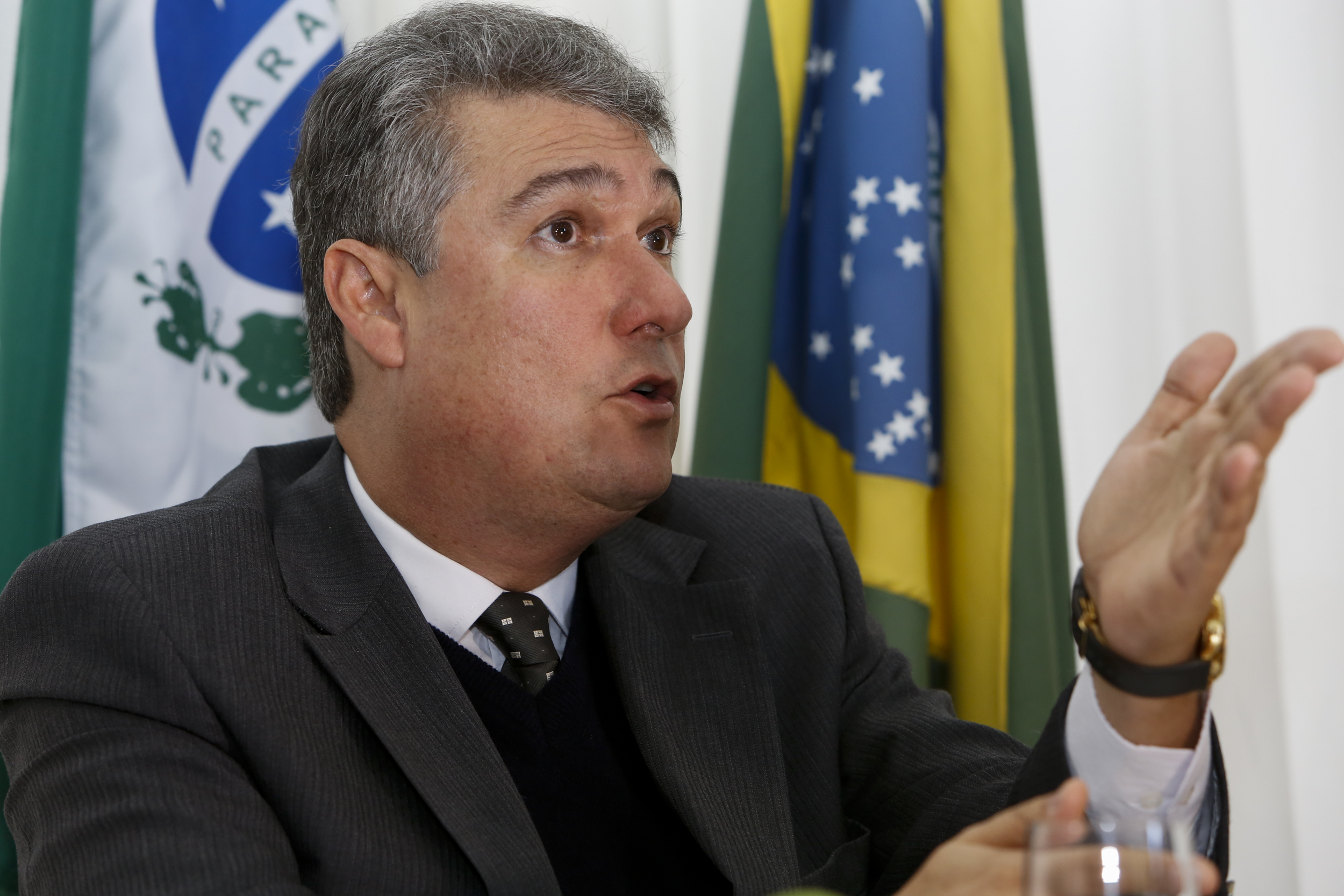 Mauro Ricardo traçou um panorama desolador das finanças do Estado. Segundo ele, não há recursos para conceder aos servidores públicos a reposição integral das perdas com a inflação de 8,17%. | Henry Milleo/Gazeta do Povo