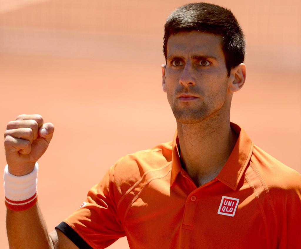 Djokovic após vencer Andy Murray e garantir vaga na final de Roland Garros. | CAROLINE BLUMBERG/EFE