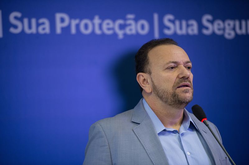 Edinho Silva fala durante entrevista coletiva neste sábado (27) | Marcelo Camargo/Agência Brasil