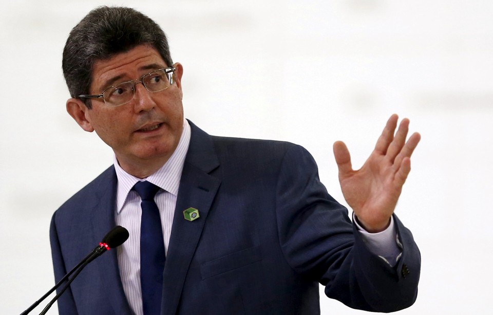 Ministro da Fazenda Joaquim Levy: em rota de colisão com boa parte do PT. | Stringer/Reuters