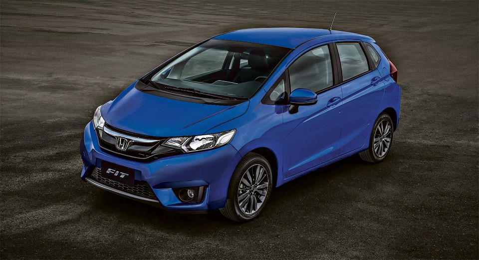 Modelo de entrada da Honda, Fit não sairá por menos de R$ 51.600. | Fotos: Divulgação / Honda