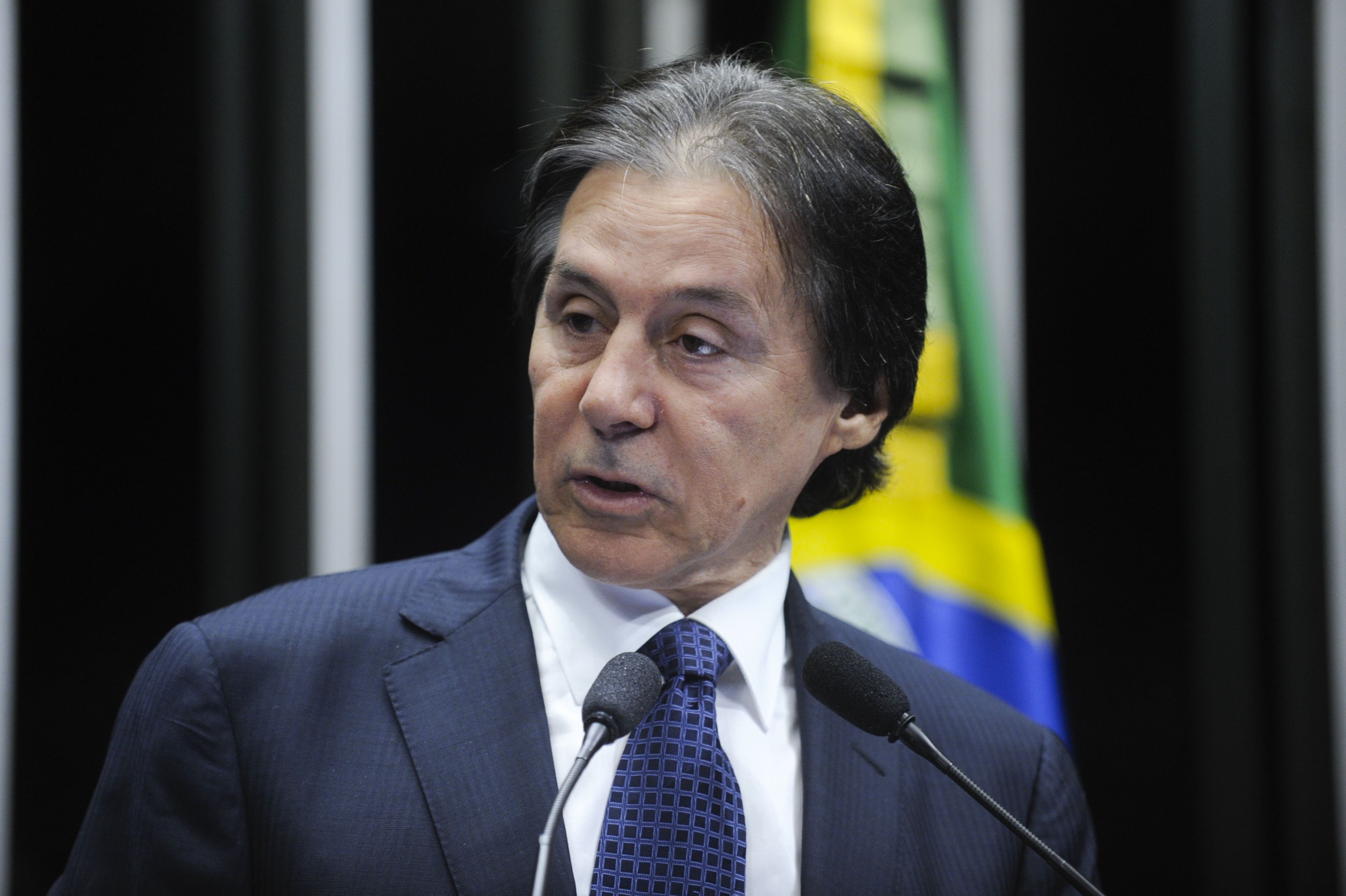 Eunício Oliveira: fazenda volta a ter problemas com invasores. | Marcos Oliveira/Agência Senado