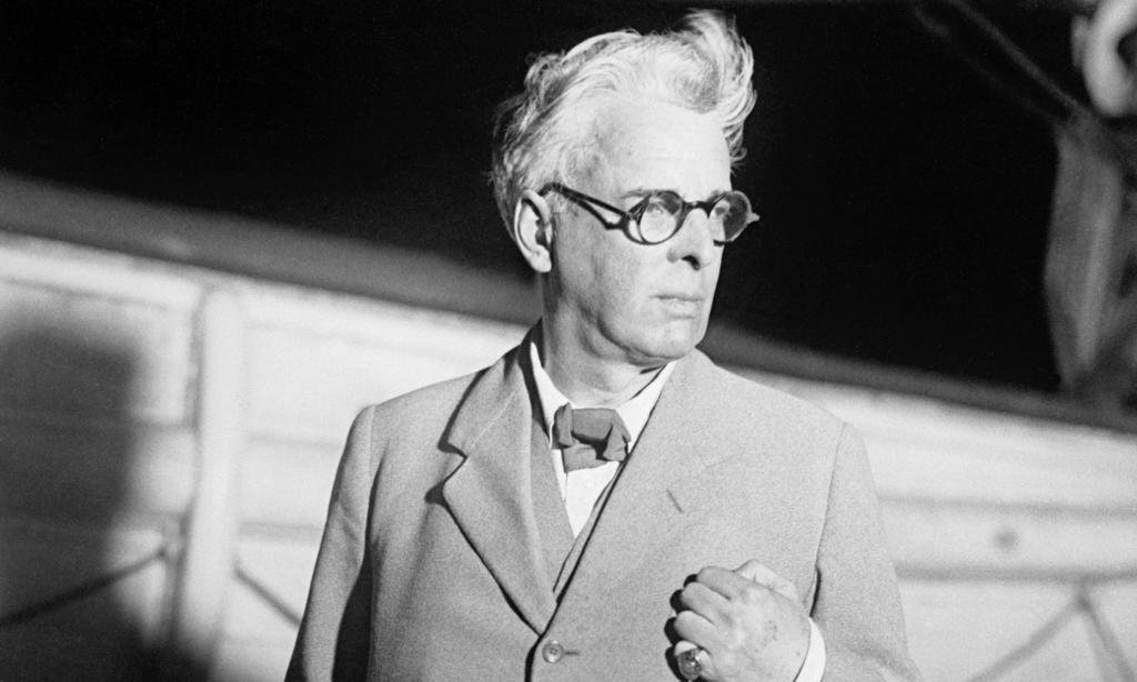 O poeta WB Yeats em 1935, em Nova York, | Bettmann Archive/Corbis