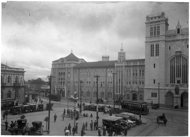 Largo de São Bento. 1920. | Guilherme Gaensly Arquivo Público do Estado de São Paulo
