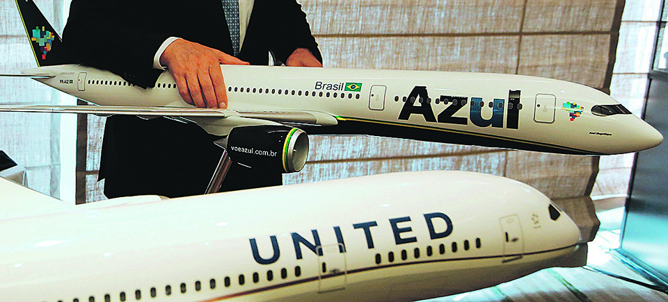 Parceria de longo prazo firmada entre as companhias prevê codeshare em rotas entre Brasil e EUA. | Paulo Whitaker/Reuters