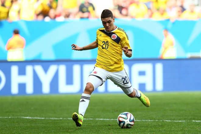 JUAN QUINTERO (COLÔMBIA). Uma lesão de joelho no fim de maio não apenas tirou Quintero da Copa América como fez o Cruzeiro reduzir o interesse em tirar o meia do Porto, de Portugal. | Elsa/Getty Images