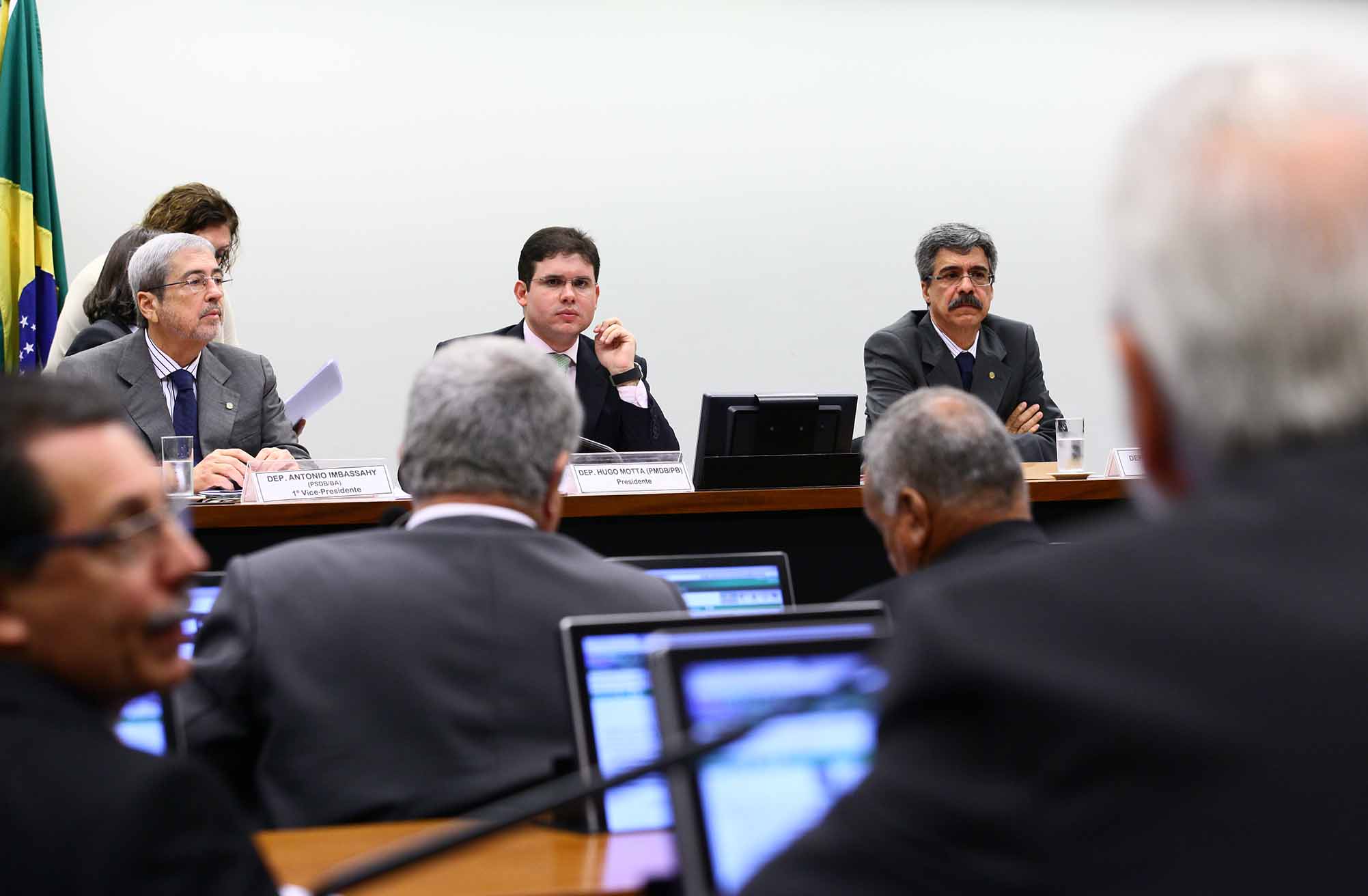 Deputados durante a sessão desta quinta-feira (11) da CPI da Petrobras: manobra do PT. | Antonio Augusto / Câmara dos Deputados