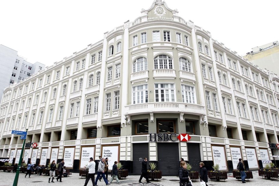 Palácio Avenida, em Curitiba: símbolo da presença do HSBC na cidade. | Antônio More/Gazeta do Povo