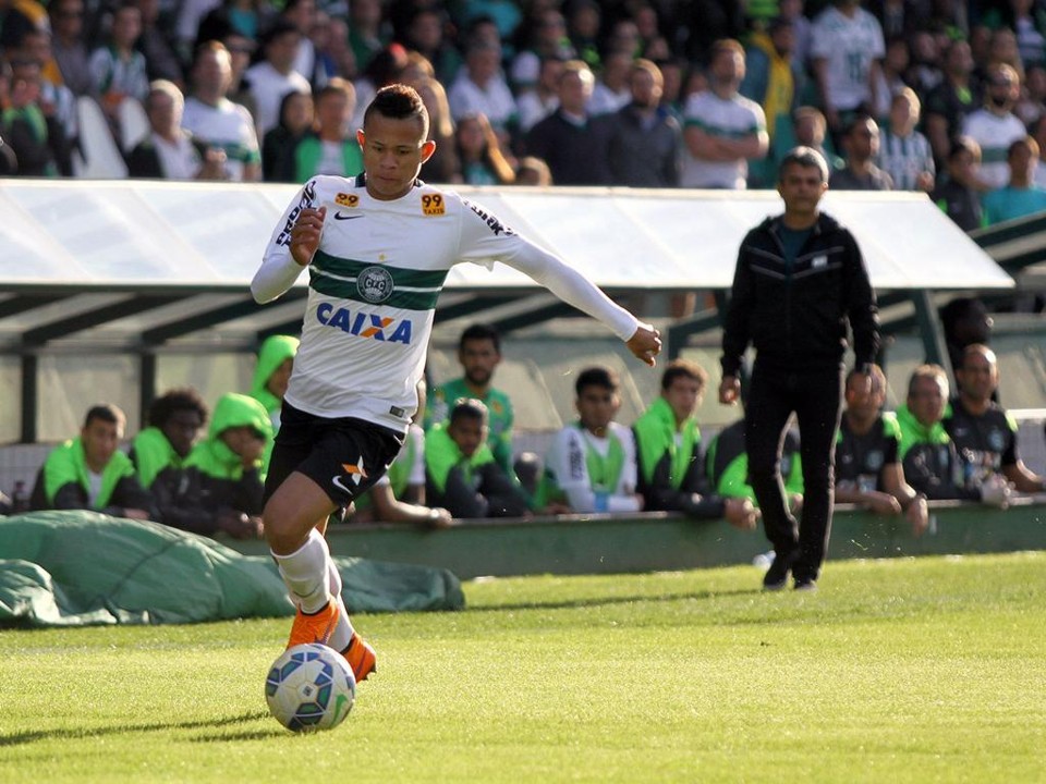 Rodrigo Ramos deu uma assistência e acertou o maior número de passes do time do Coritiba: 38. | Divulgação/Coritiba