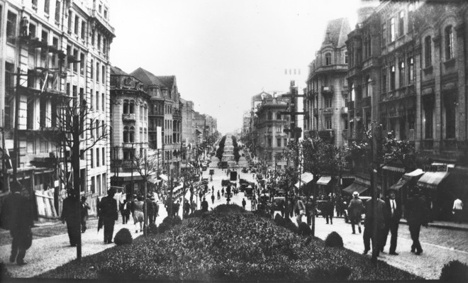 Avenida São João em 1930 | Guilherme Gaensly Arquivo Público do Estado de São Paulo