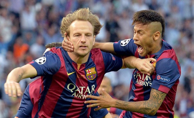 Croata Rakitic fez o primeiro gol do jogo em Berlin | ETTORE FERRARI/EFE